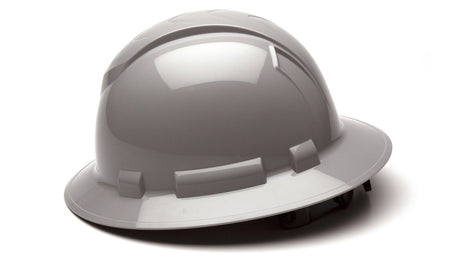 Gray Full Brim Style 4-Point Standard Ratchet - Case of 12 Pyramex