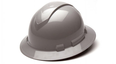 Gray Full Brim Style 4-Point Standard Ratchet - Case of 12 Pyramex