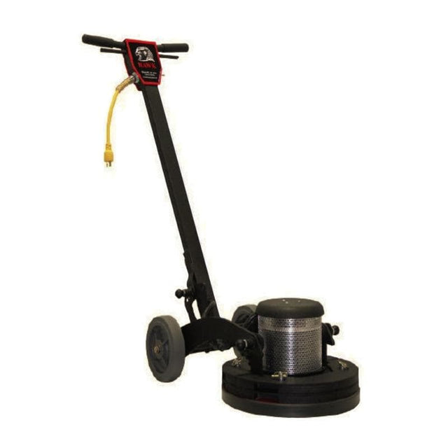 Hawk Merlin 2- Speed Industrial Floor Machines F71-20-01DX Hawk Enterprises 20" FLOOR MACHINE 2-SPEED W/XHD GEARS, WEIGHTS, & CHROME MOTOR, 1-1/2 HP DC 115V 50/60 Hz (INCLUDES -TANK, DIAMOND PAD DRIVER, & SPLASHGUARD)