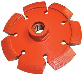 Heavy Duty Orange V-Crack Tuck Point Diamond Blade 27542 Diamond Products 4" Single