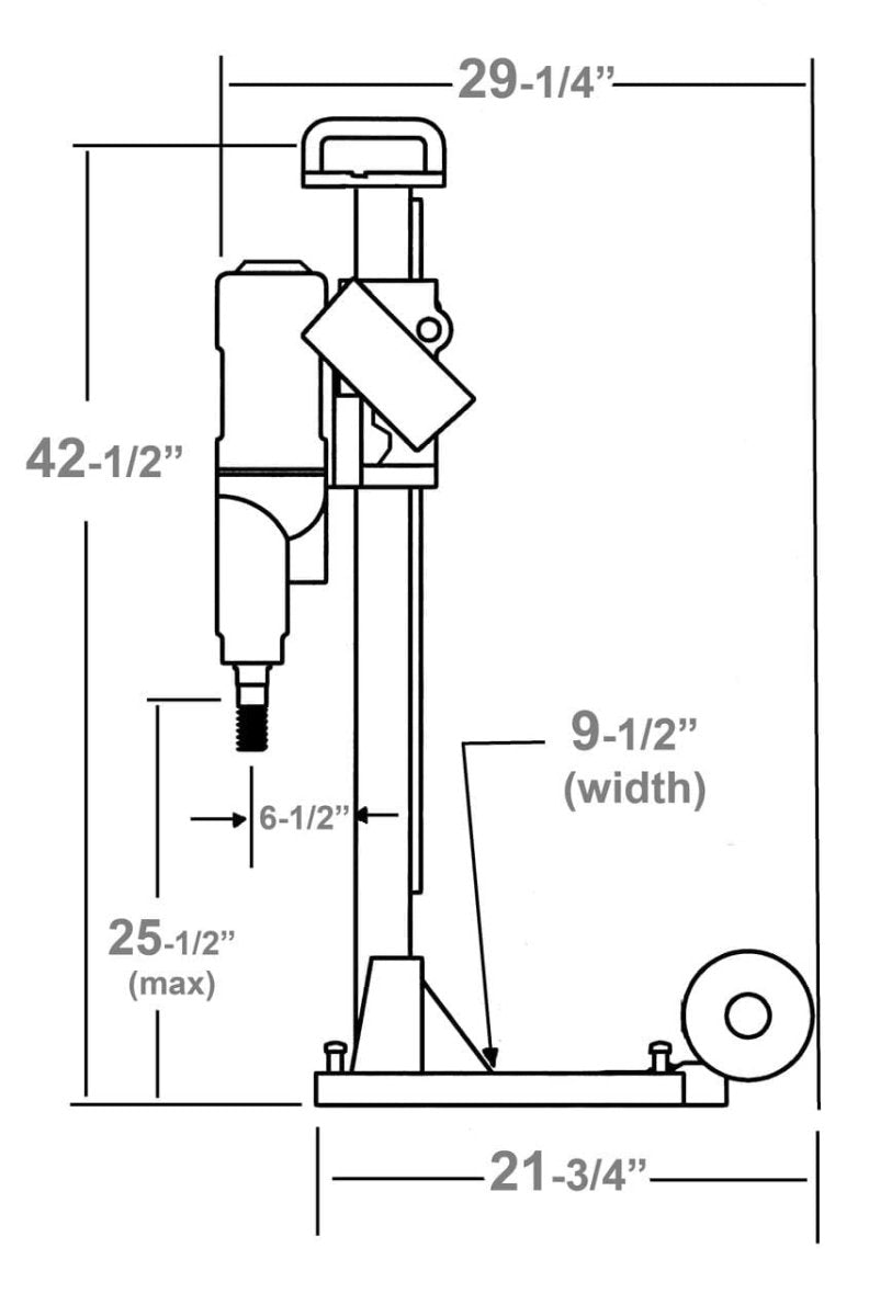 Heavy Duty Quick Disconnect Core Rig With Core Bore Motor Diamond Products