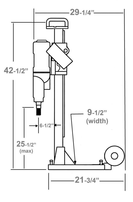 Heavy Duty Quick Disconnect Core Rig With Core Bore Motor Diamond Products