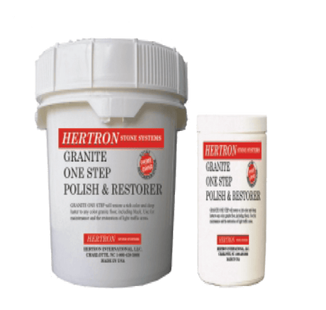 Hertron Granite One-Step Polisher & Restorer - Case of 6 GRANITE-ONE-STEP-QUART Hertron International 1 Quart (Case of 6)