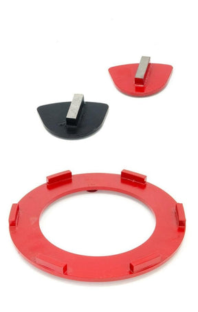 Diamond Discs for Abrasive Concrete HGA700859 Hypergrinder 2 Seg - 16-20 Grit - Trapezoid