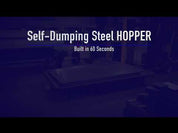 Self-Dumping Steel Hoppers with Bumper Release - D Style | Video 3