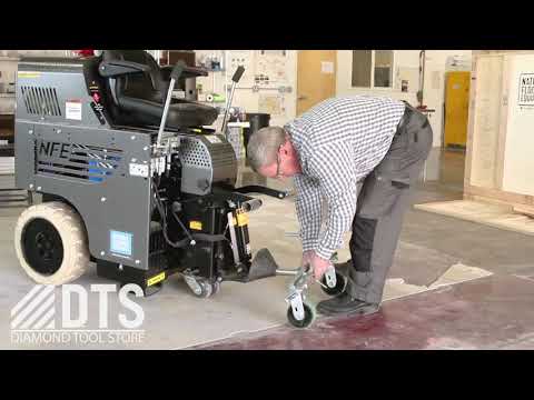 National Flooring Equipment 5000DL Ride-on Scraper | Video