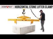 Lifting Clamp Horizontal AHLC-2010-4T for Concrete Blocks, Granite