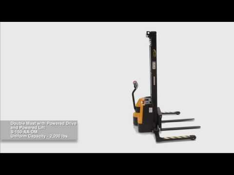 Double Mast Stackers with Powered Drive and Powered Lift | Video 2