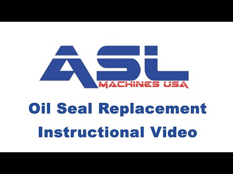 ASL G7 | Oil Seal Replacement Instructional Video