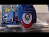 5 HP Blue Ripper Rail - Video of Blue Ripper Cutting Granite