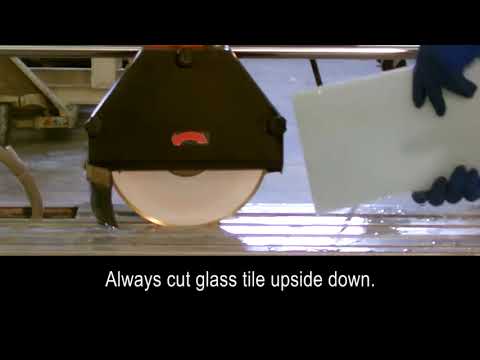 Alpha Vetro Premium Glass Tile Blade Video