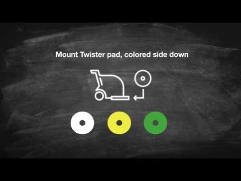Twister diamond pads floor cleaning instructions