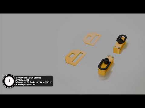 Forklift Tie-Down Clamps Video 2