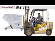 Waste bin is made to handle all types of solid waste product (WB1000G) from Aardwolf