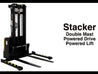 Double Mast Stackers with Powered Drive and Powered Lift | Video