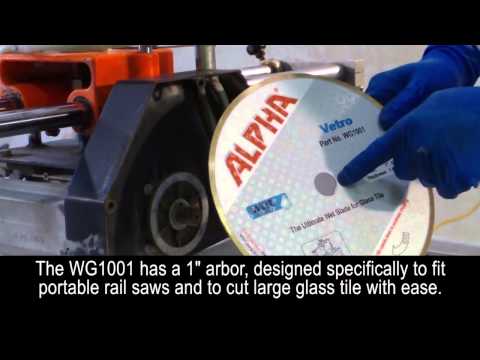 Vetro for Portable Rail Saw Blade Alpha Tools