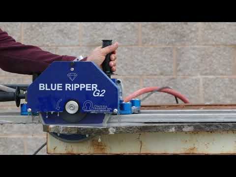 Blue Ripper G2 Stone Saw Demonstration Video