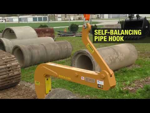 PH60000 Mechanical Pipe Hook | Video showing different models, weight capacities, and video on how to use Pipe Hooks