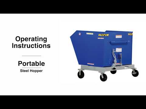 Portable Steel Hoppers Vestil