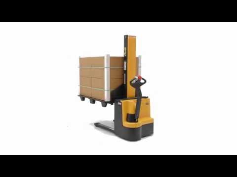 Narrow Mast Stackers with Powered Lift Vestil