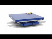 Double Leg Scissor Lift Table 2K 48 X 48 | Video of the table folded