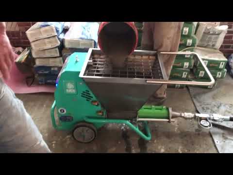 Mighty Small 50 Mortar Spraying Pump | Video