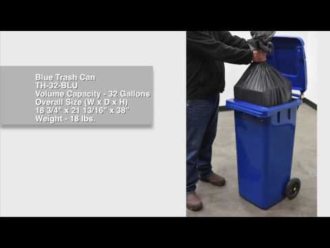 Blue Trash Can Video