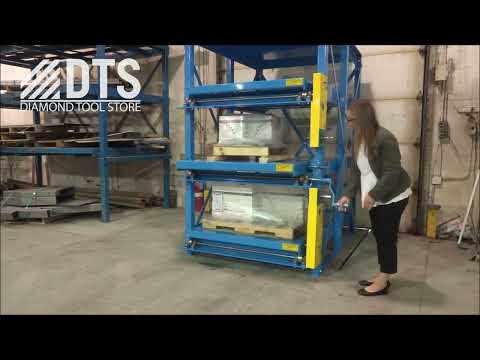 Glide Out Racking Crank-Out Glide-Out Storage Racks | Heavy Duty Storage Racks – Diamond ...