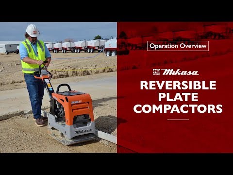 MQ Mikasa Reversible Plate Compactor Operation Overview
