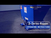 Self-Dumping Steel Hoppers with Bumper Release - D Style | Video