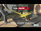 TESSPaver tool to lay slabs simple and easy; 80x80cm tiles