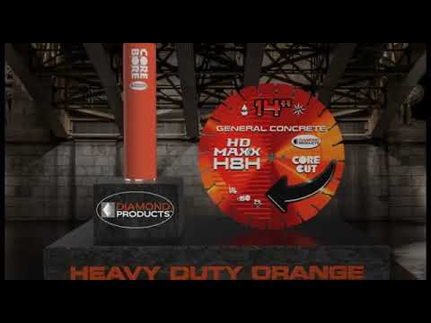 Heavy Duty Orange MAXX High Speed Diamond Blades - H8H Diamond Products