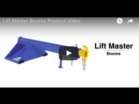 Shorty Lift Master Booms Vestil