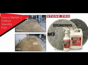 Stone Pro: How to Maintain a Polished Travertine Floor