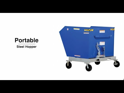 Portable Steel Hoppers Vestil