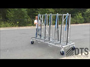 Weha Large Double Sided A frame Transport Cart 96" x 43" x 68" Video