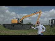 Amphibious Excavator Pontoon | Video