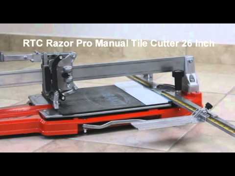 Tile Cutter TC26PRO | Razor Pro | Tile Push Cutter for 18 Inch
