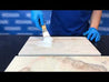Video showing somebody using Eliox Glue for Granite, Marble, Quartz, and Ceramic