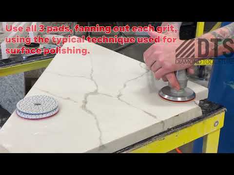 4" Donkey Quartz Face Polish Surface Polishing Pad 3000 Grit Video