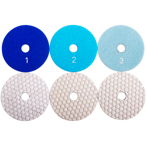 Hybrid Polishing Pads, 3 Step, ASHT Polishing Pads Diamond Tool Store