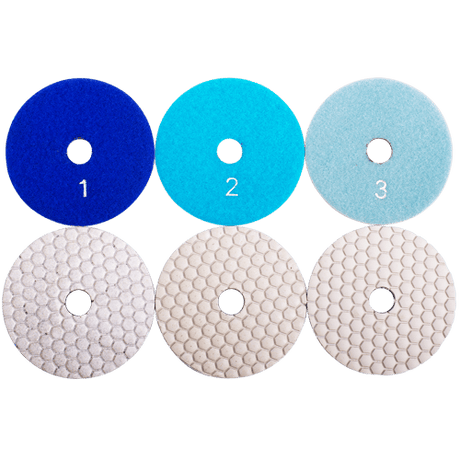 Hybrid Polishing Pads, 3 Step, ASHT Diamond Tool Store