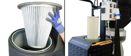 Hypervak X3 Concrete Dust Collector Hypergrinder