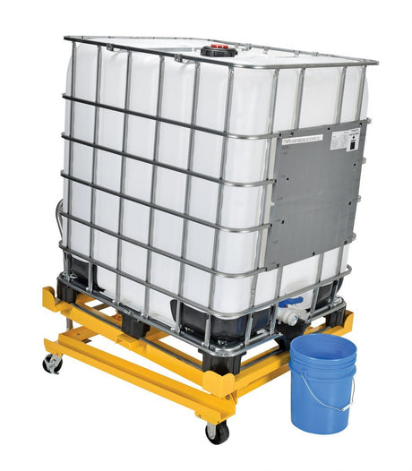IBC Tilt Stands w/ Fork Pockets & IBC Tilting Cart Vestil