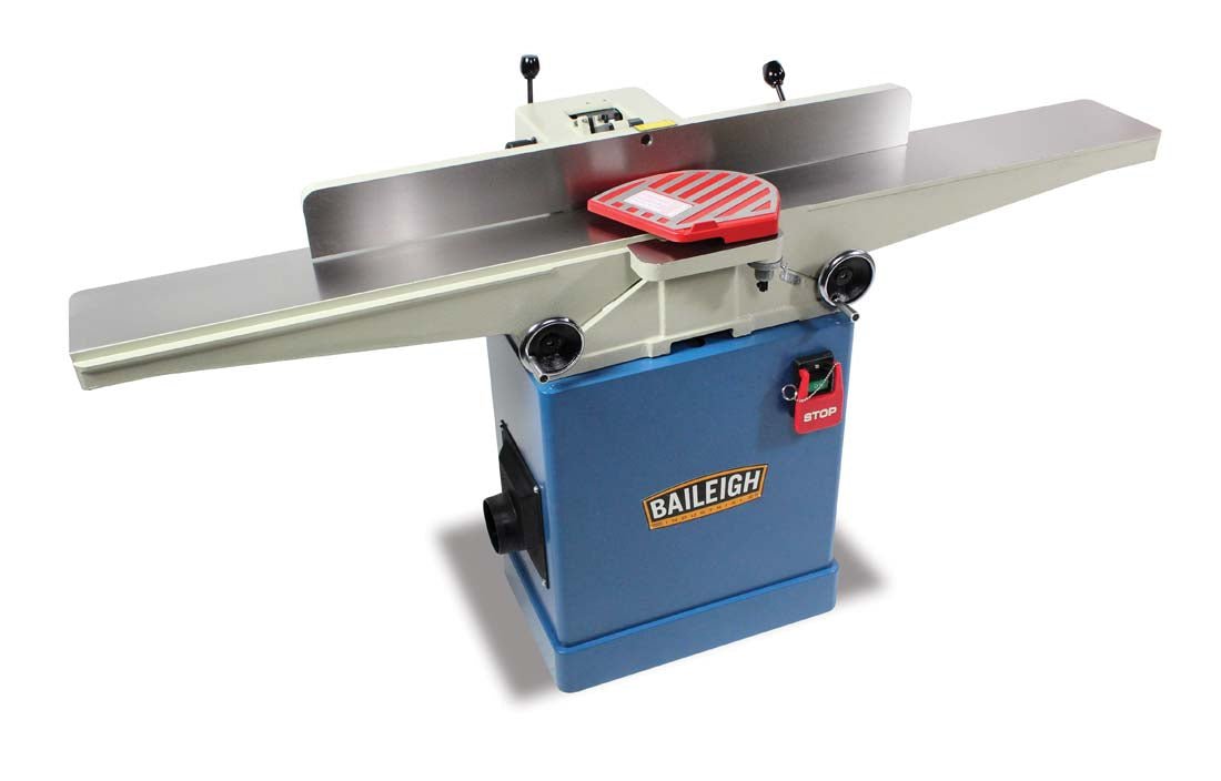 IJ-666-HH - 6” Long Bed Jointer With Helical Cutter Head - Baileigh