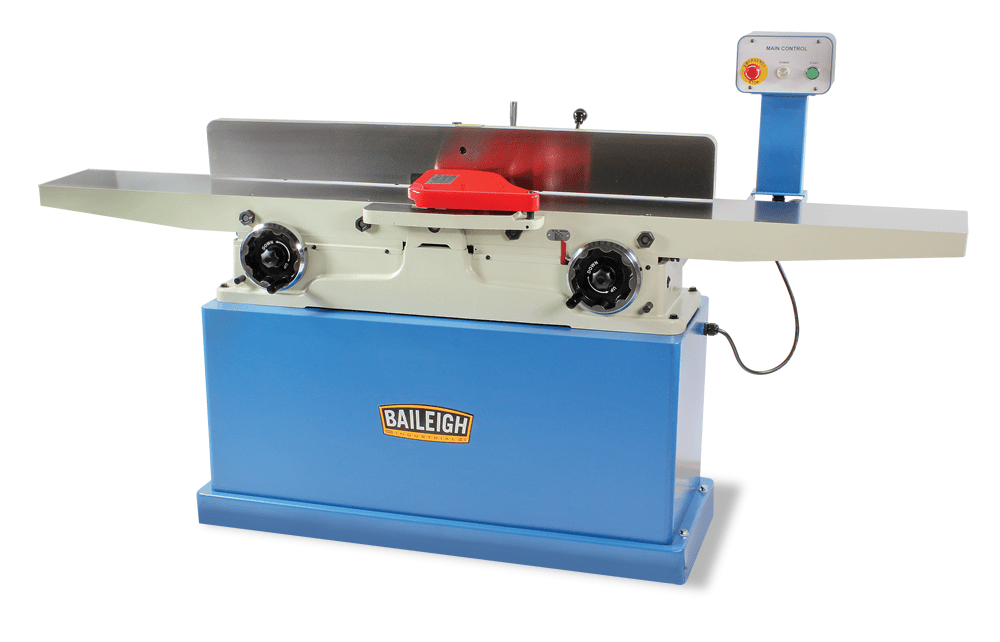 IJ-883P-HH - Long Bed Parallelogram Jointer With Spiral Cutter Head - Baileigh