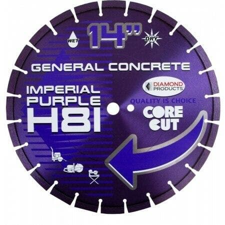 Imperial Purple High Speed Diamond Blades -H8I - Diamond Products