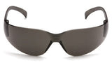 Intruder Gray Lens with Gray Temples Safety Glasses - Box of 12 Pyramex