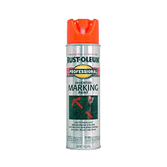 Inverted Marking Paint Spray (6 Case) 2558838 Rust-Oleum Fluorescent Red-Orange