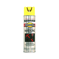 Inverted Marking Paint Spray (6 Case) 2544838 Rust-Oleum High-Visibility Yellow